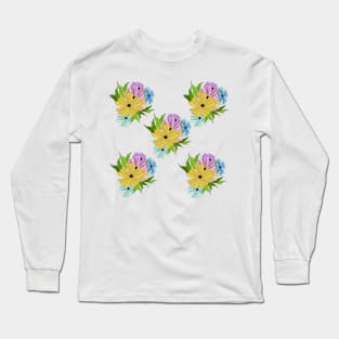 Flower Bed Small Long Sleeve T-Shirt